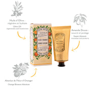 Pack 4 crèmes mains 75ml multi-senteurs - Jasmin, Fleur d'oranger, Miel, Amande