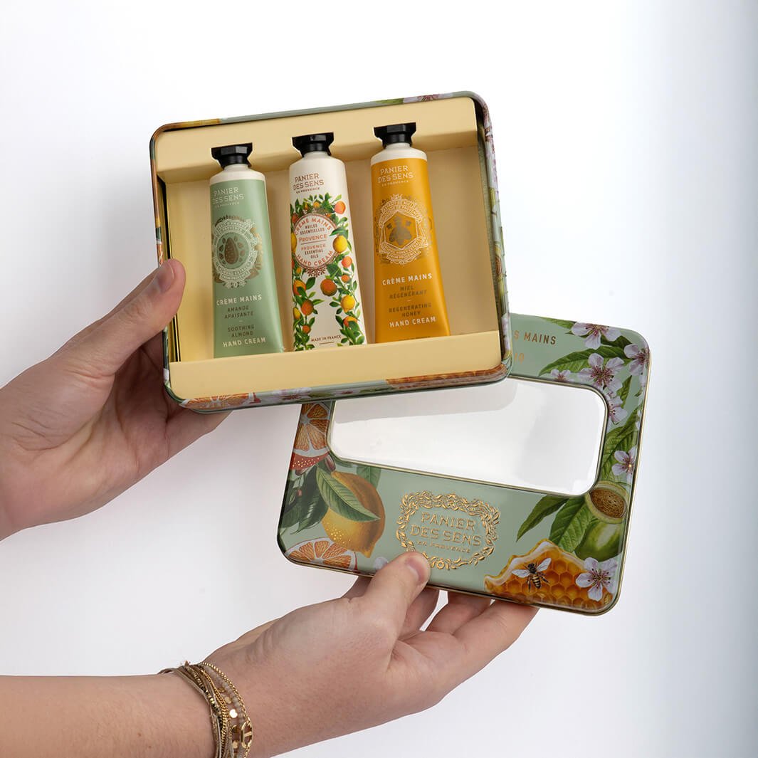 Coffret Crèmes Mains - Miel, Amande et Provence (3x30ML) - Panier des Sens