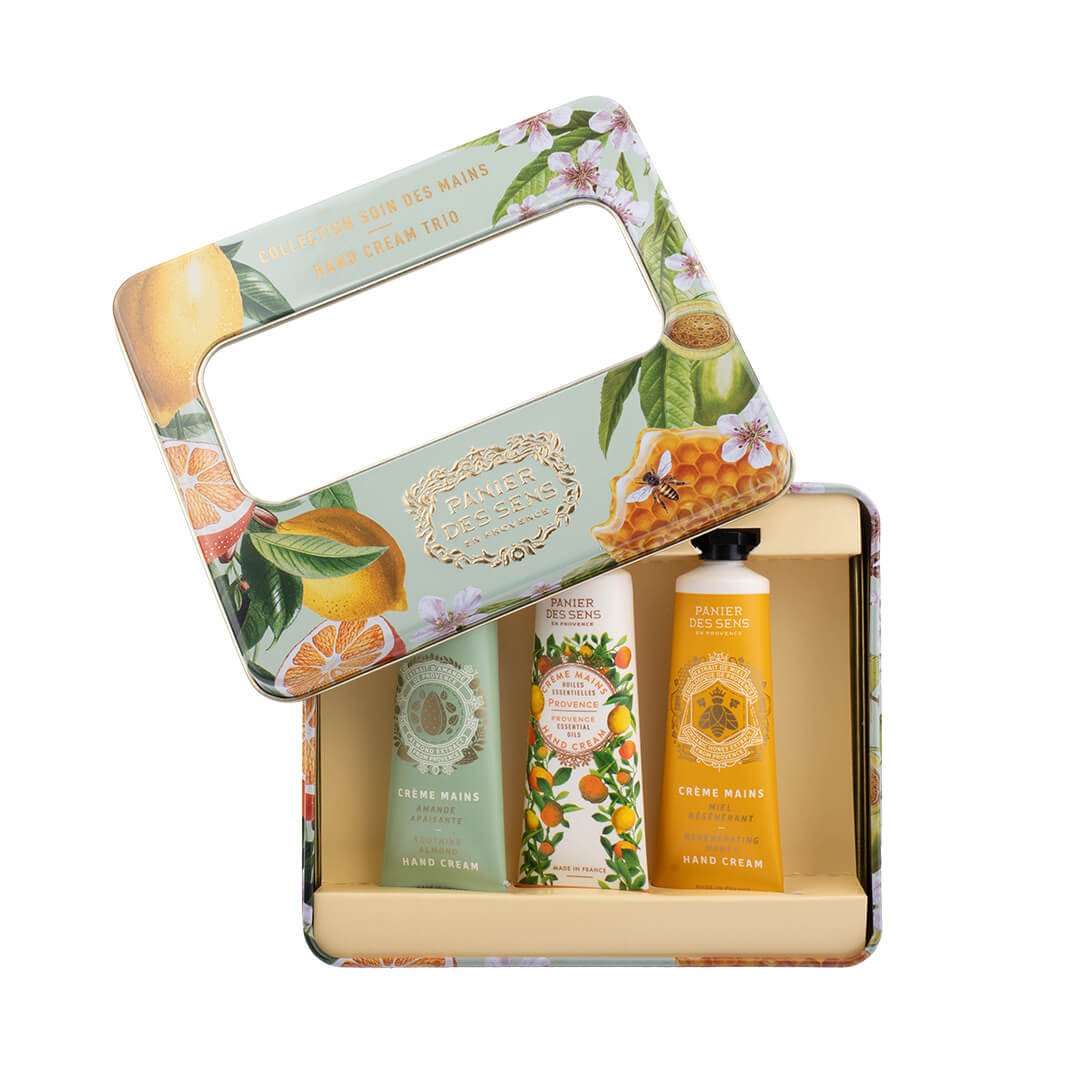 Coffret Crèmes Mains - Miel, Amande et Provence (3x30ML) - Panier des Sens