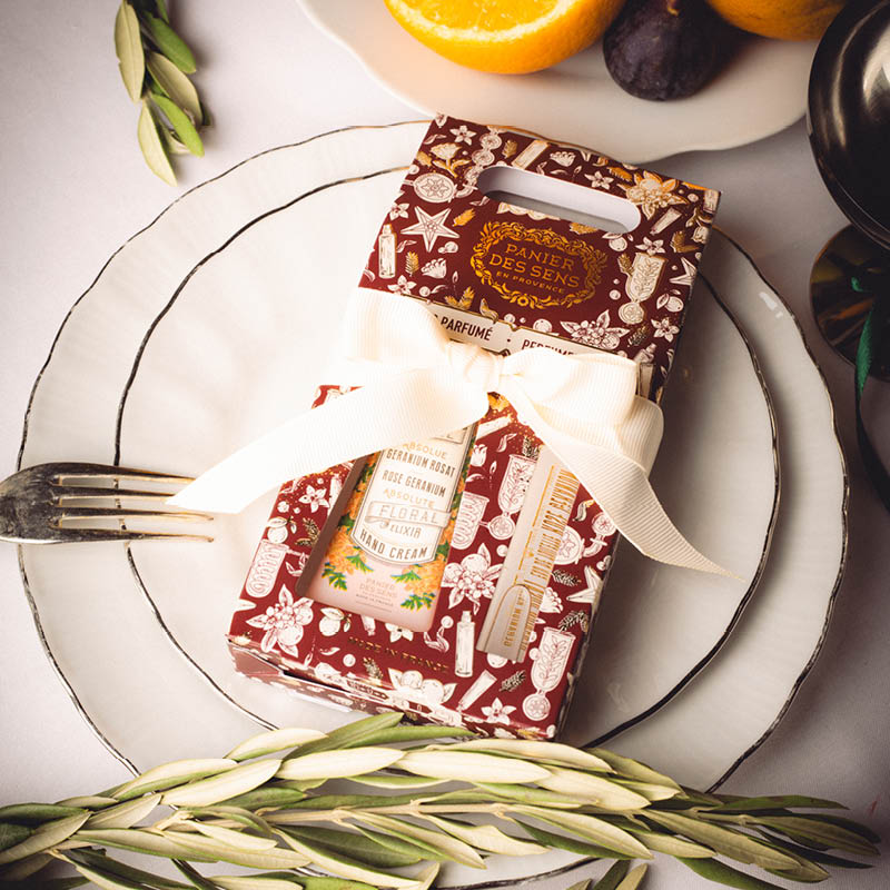Coffret duo de noël - Géranium Rosat - Panier des Sens
