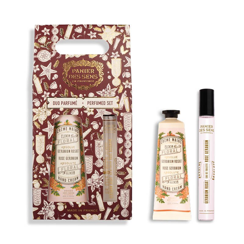 Coffret duo de noël - Géranium Rosat - Panier des Sens