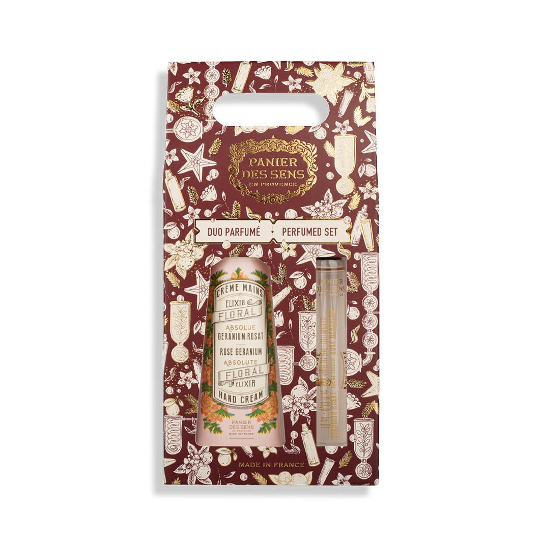 Coffret duo de noël - Géranium Rosat - Panier des Sens