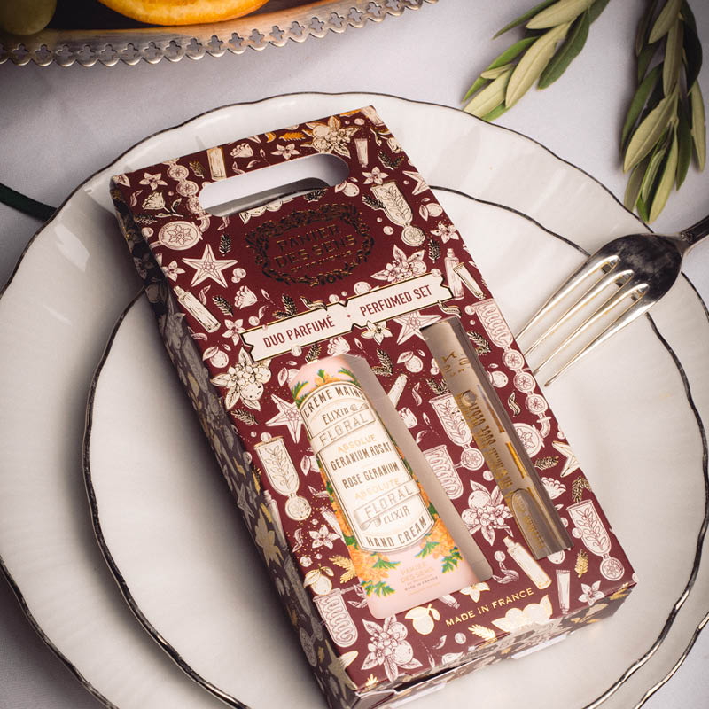 Coffret duo de noël - Géranium Rosat - Panier des Sens