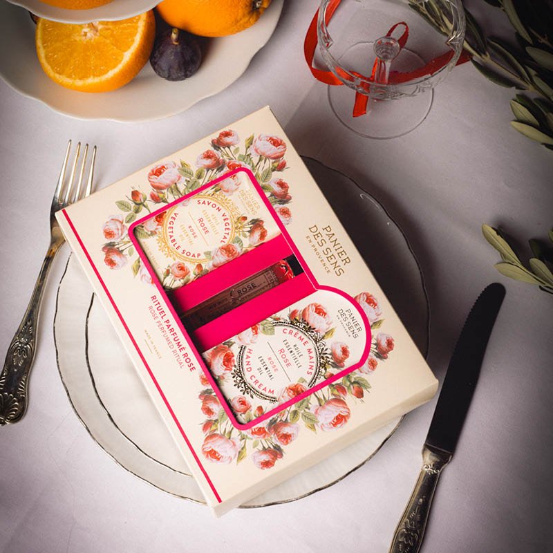 Coffret rituel parfumé - Rose Envoûtante - Panier des Sens
