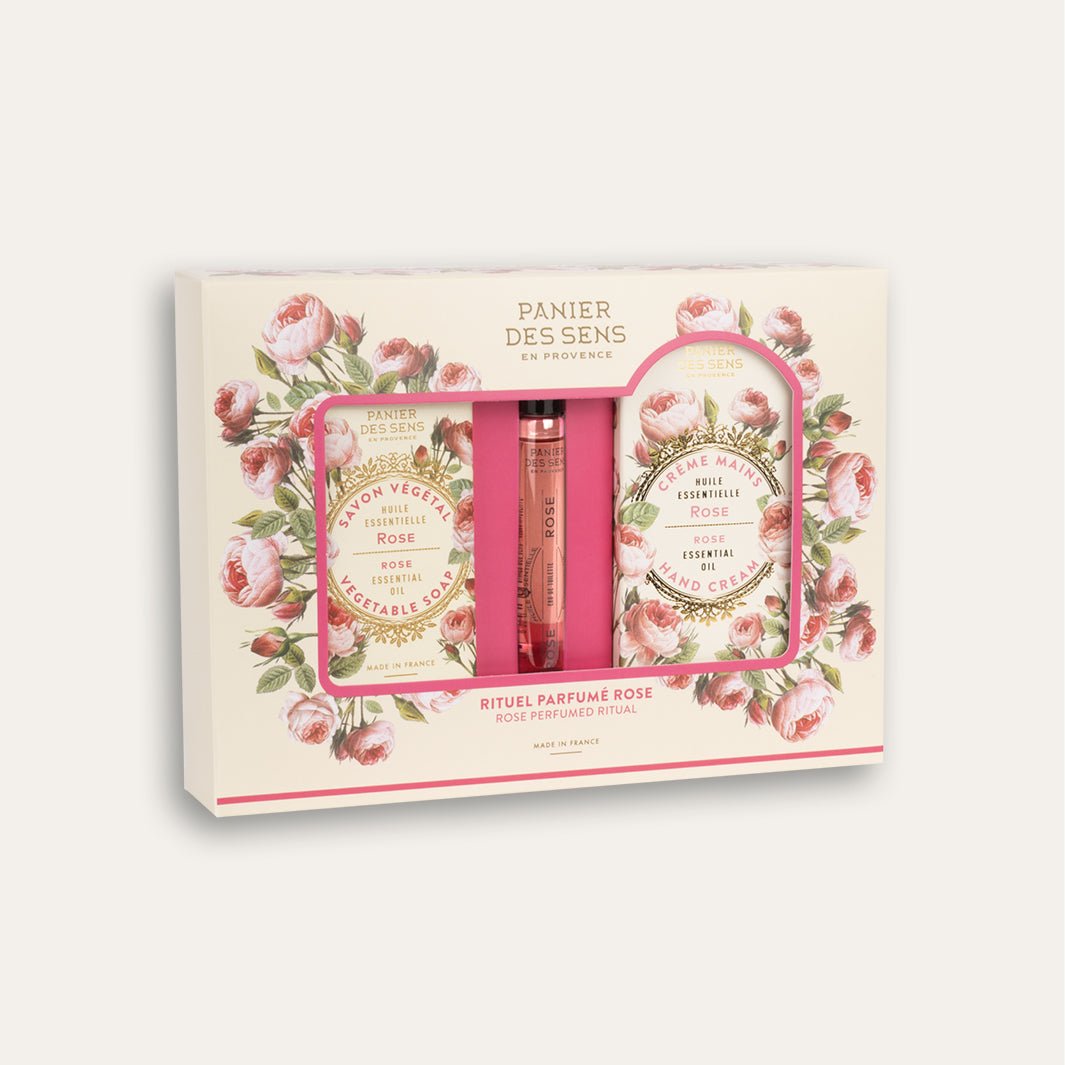 Coffret rituel parfumé - Rose Envoûtante - Panier des Sens