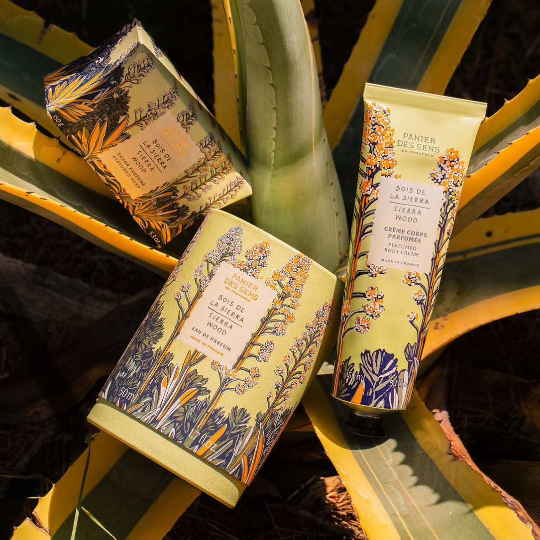 Crème corps parfumée Bois de la Sierra - 150ml - Panier des Sens