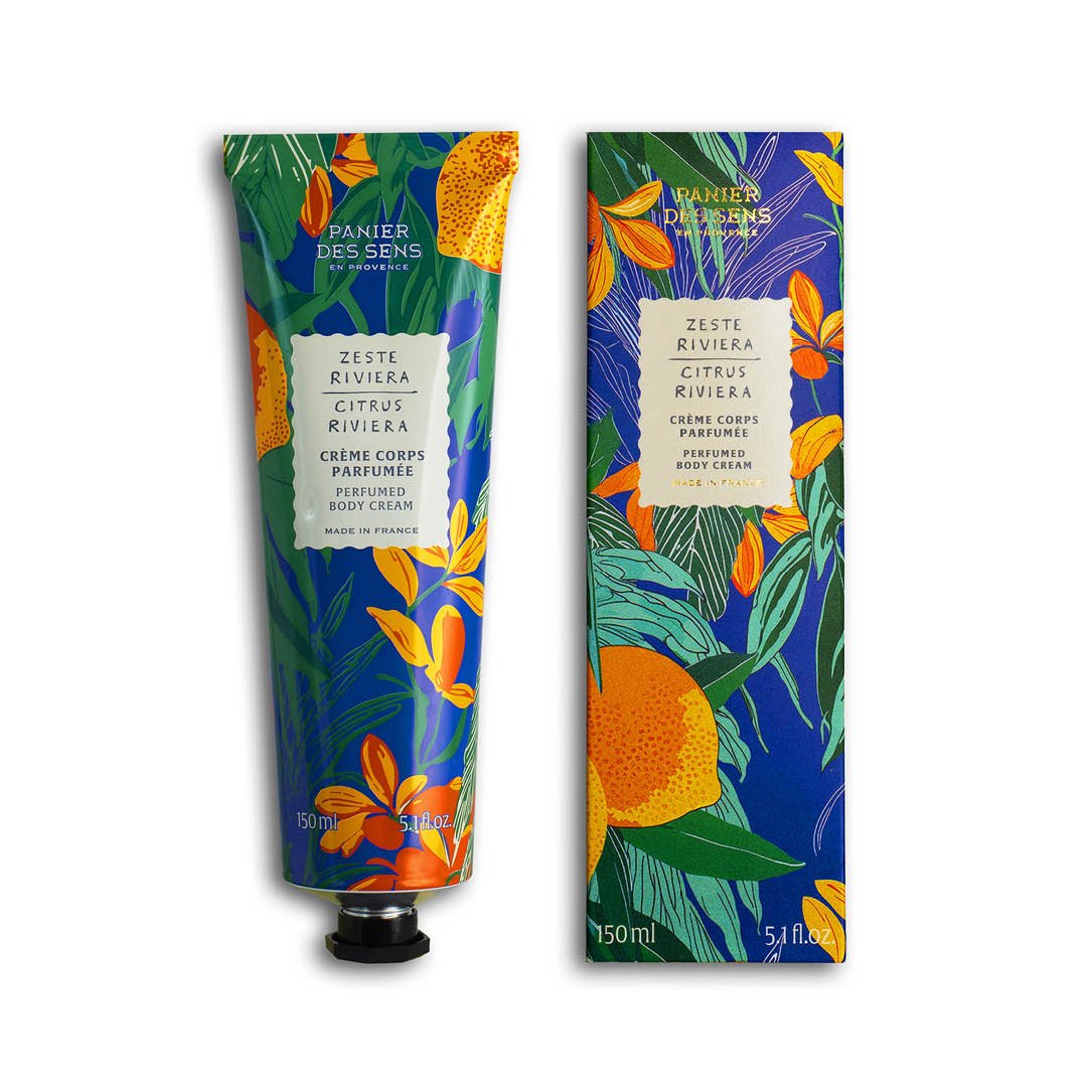 Crème corps parfumée Zeste Riviera - 150ml - Panier des Sens
