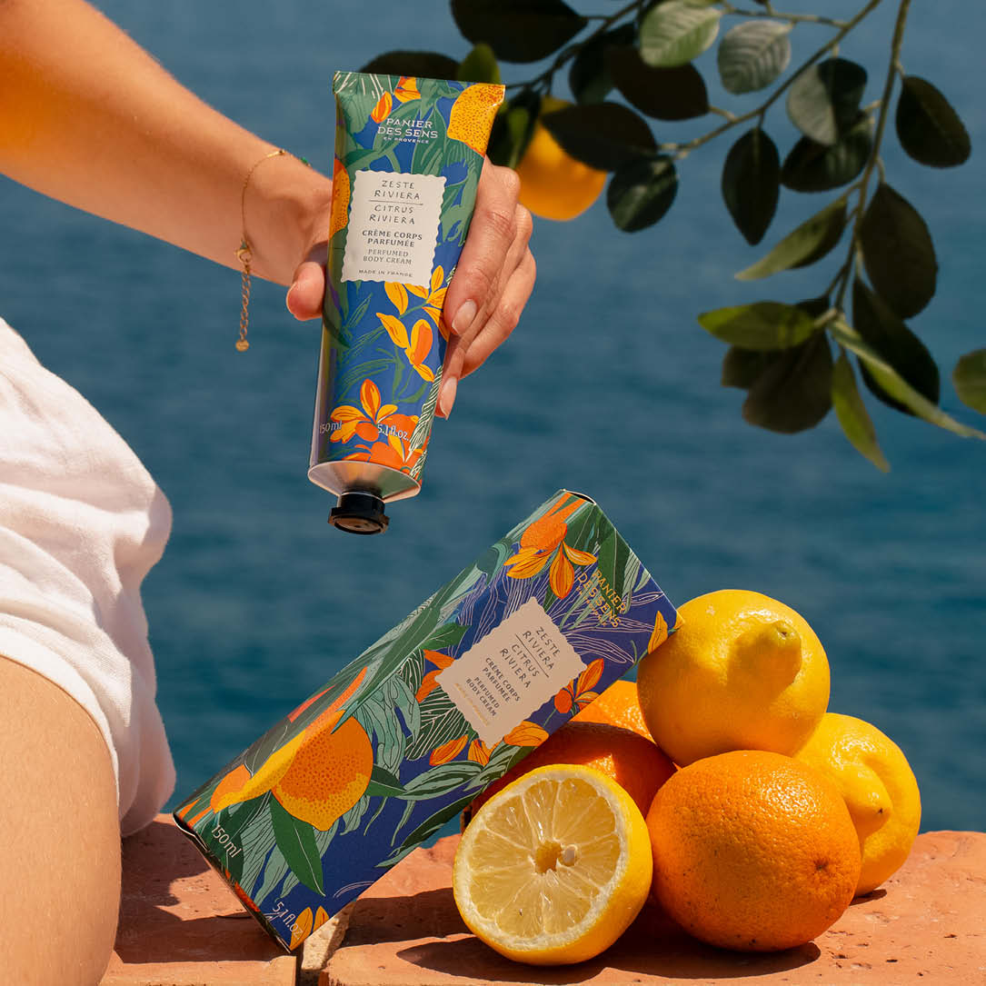 Crème corps parfumée Zeste Riviera - 150ml - Panier des Sens