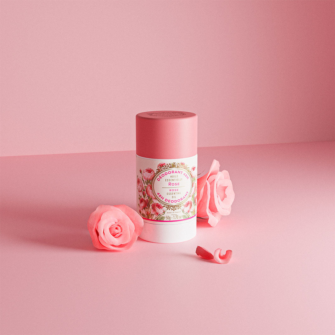 Déodorant peaux sensibles - Rose Envoûtante 50g - Panier des Sens