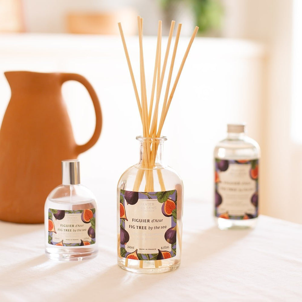 Diffuseur de parfum d'ambiance - Figuier d’Azur 240ml - Panier des Sens