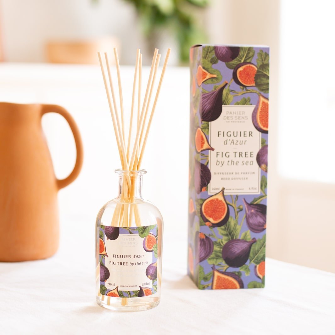 Diffuseur de parfum d'ambiance - Figuier d’Azur 240ml - Panier des Sens