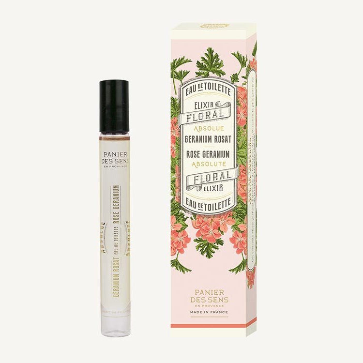 Eau de toilette roll - on - Géranium Rosat 10ml - Panier des Sens