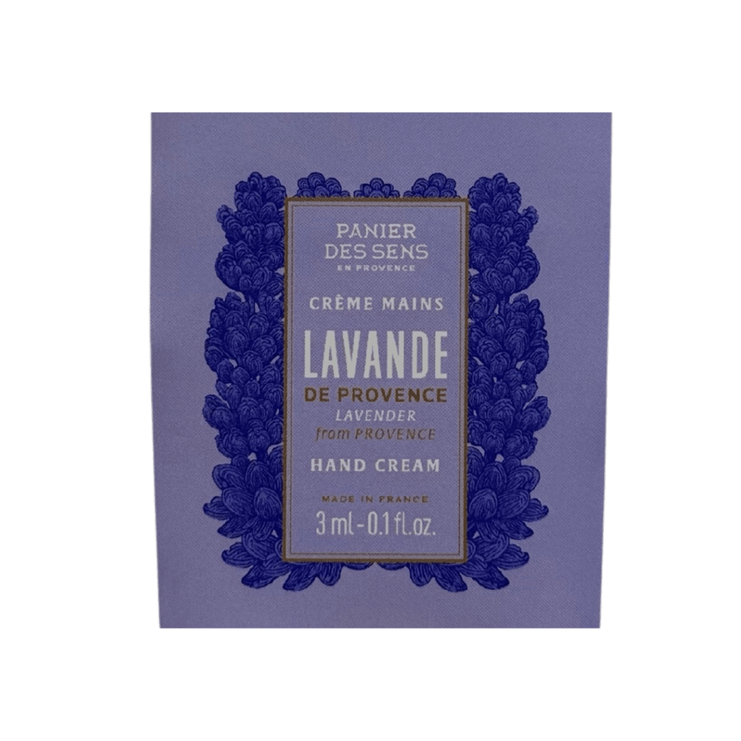 Échantillon Crème Mains Lavande 3ml - Panier des Sens