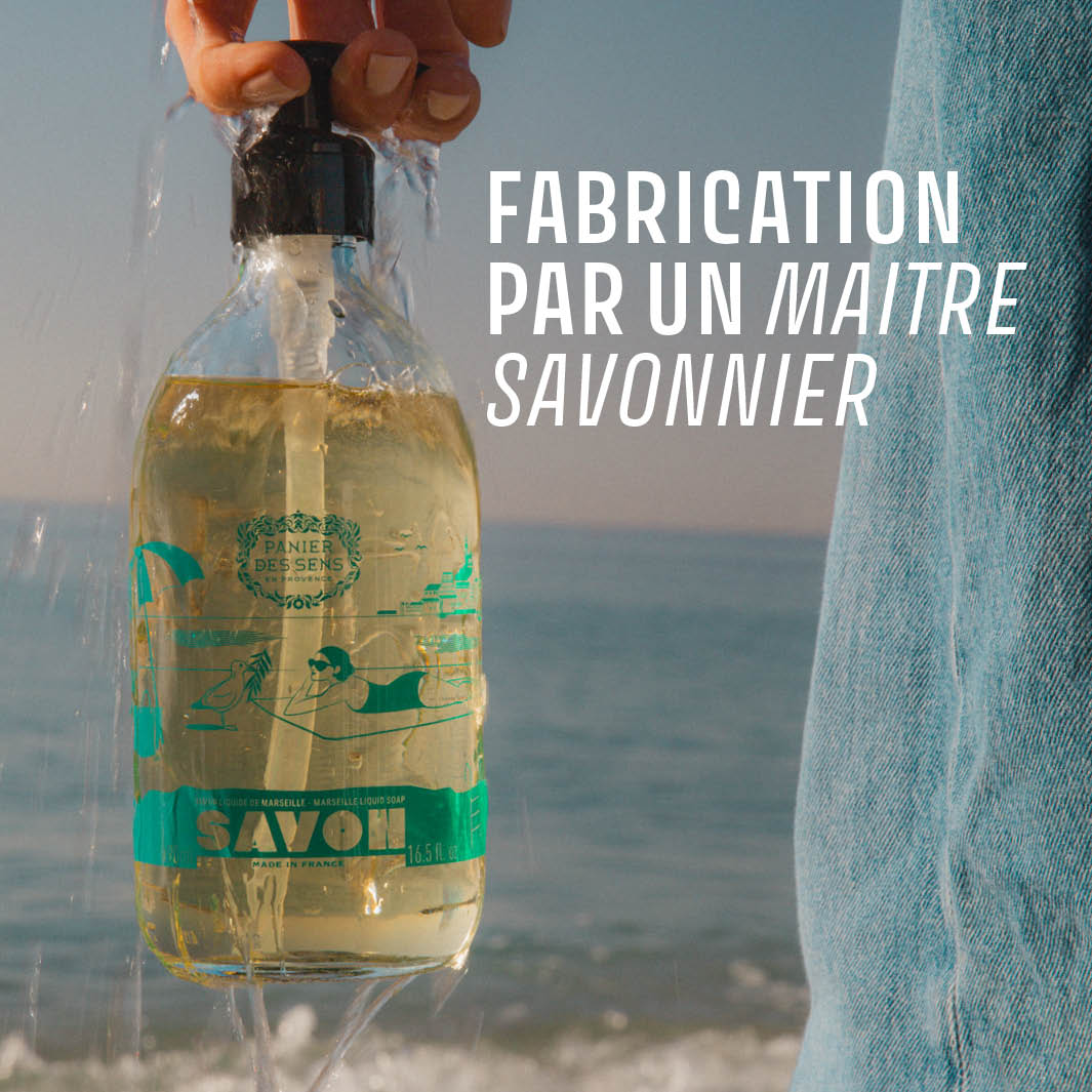 Eco - recharge Savon liquide de Marseille Olive 500ml – Édition limitée 25 ans - Panier des Sens