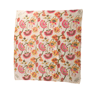 Emballage cadeau réutilisable Furoshiki - 100% coton avec fourreau 51x51 cm