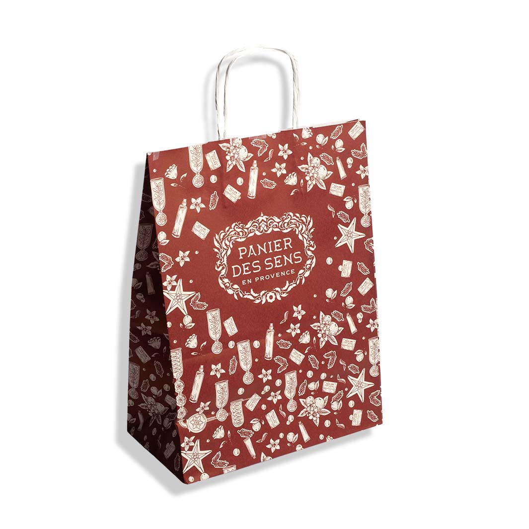 Grand sac cadeau 23 x 12 x 31 cm - Panier des Sens