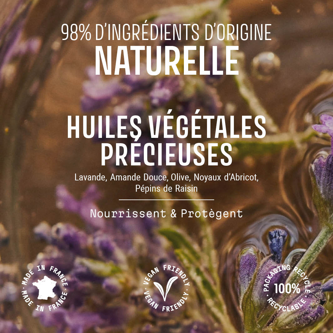 Huile de massage relaxante - Lavande 100ml - Panier des Sens
