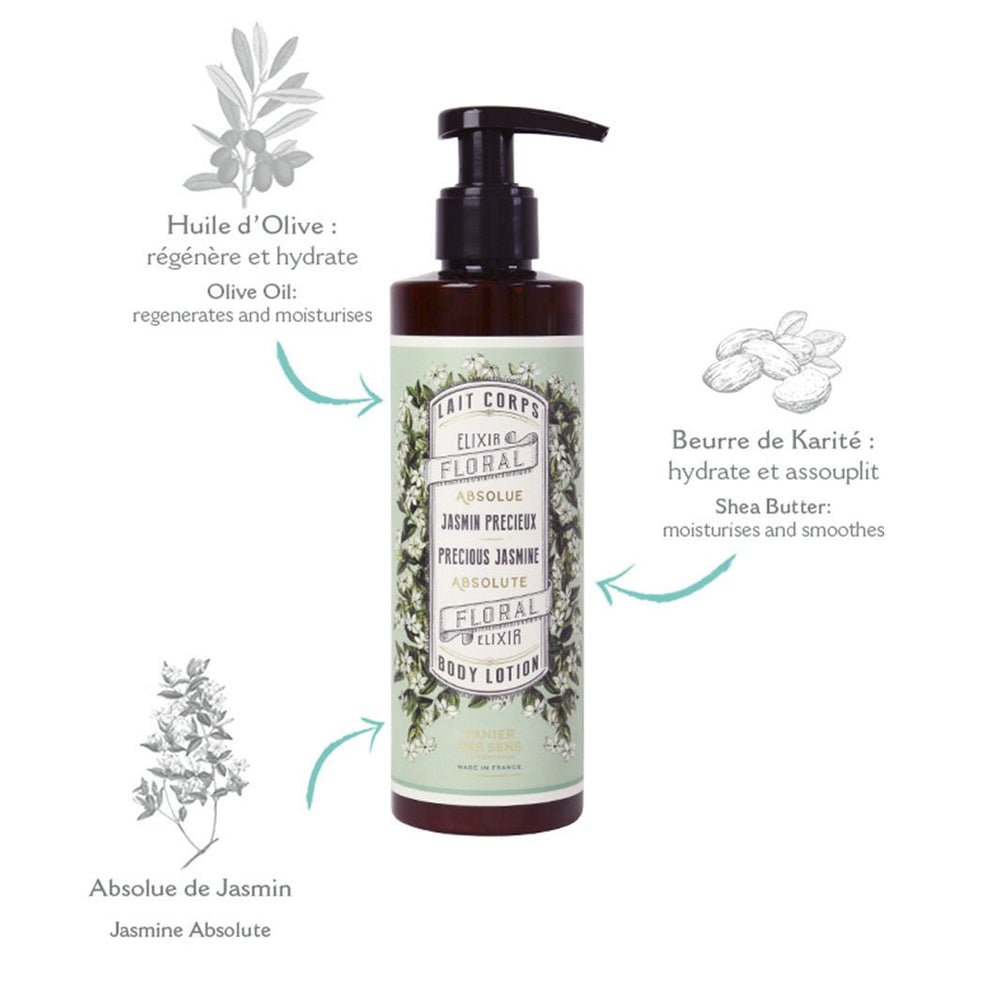 Lait pour le corps - Jasmin Précieux 250ml - Panier des Sens