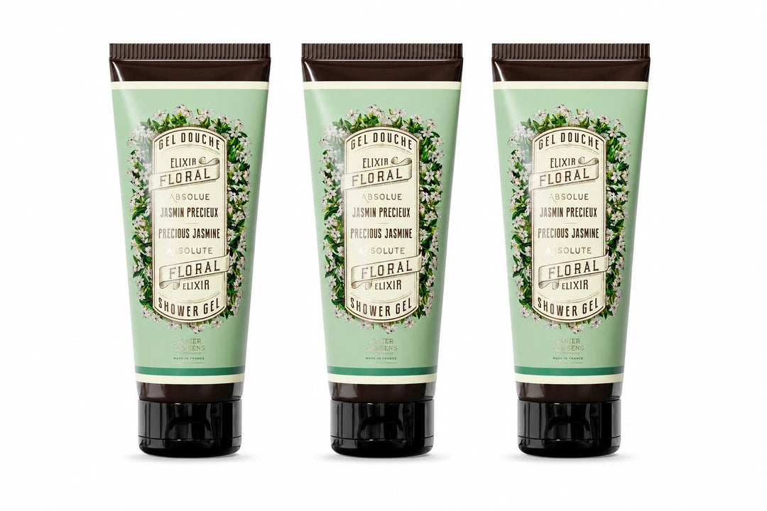 Lot de 3 gels douche Jasmin 200ml - Panier des Sens