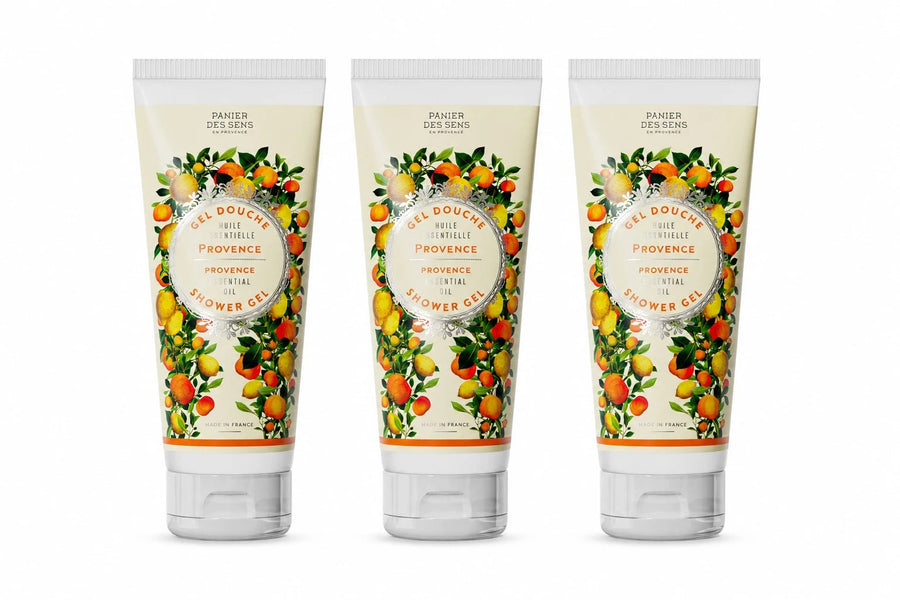 Lot de 3 gels douche Provence énergisante 200ml - Panier des Sens