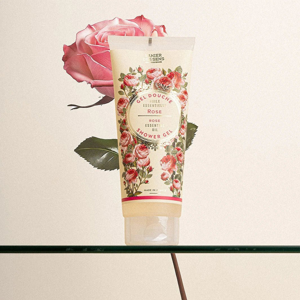 Lot de 3 gels douche Rose Envoûtante 200ml - Panier des Sens
