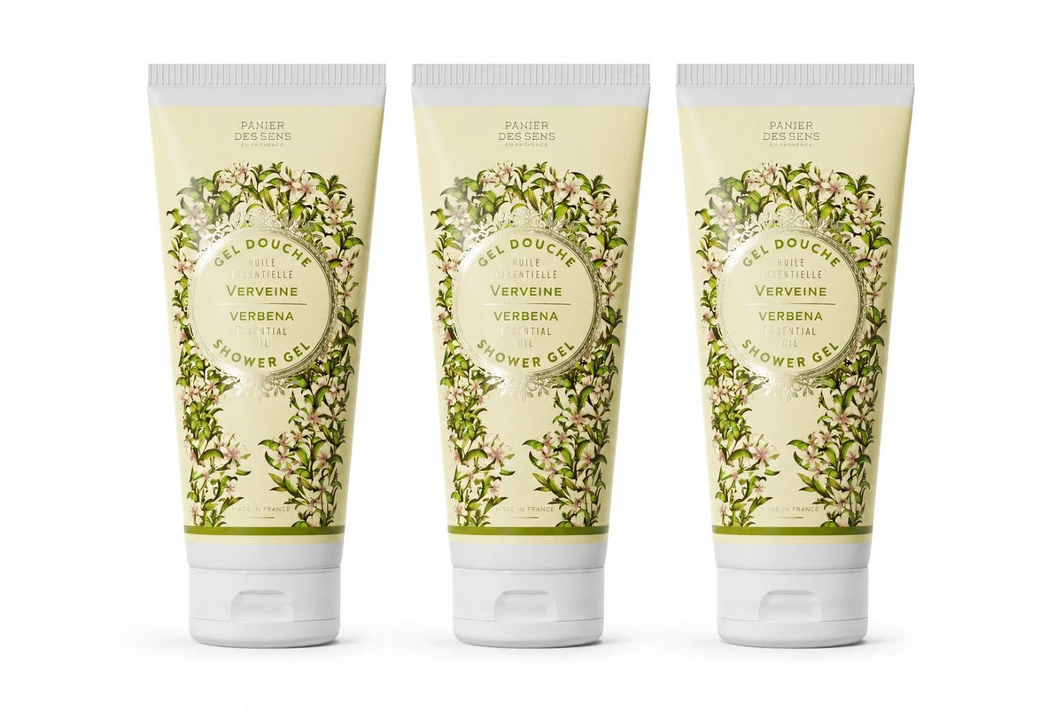 Lot de 3 gels douche Verveine 200ml - Panier des Sens