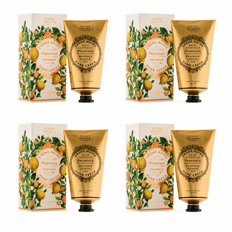Lot de 4 Crèmes Mains 75ml - Provence Énergisante - Panier des Sens