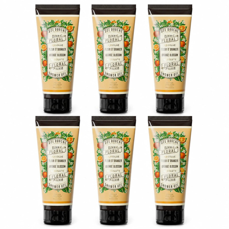 Lot de 6 Gels Douche Fleur d’Oranger 200ml - Panier des Sens