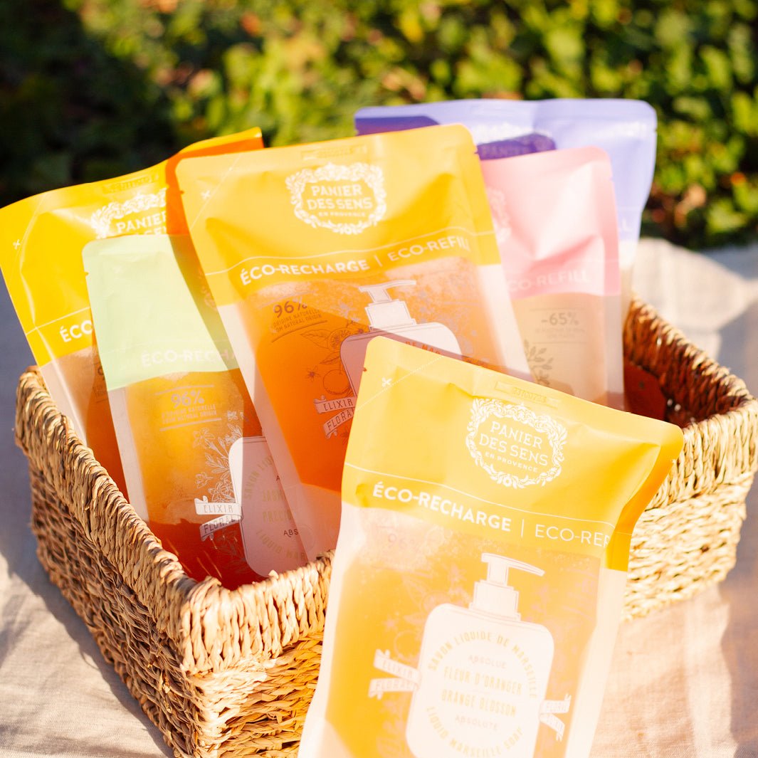 Pack de 6 recharges de savons liquide multi - senteurs 500ml - Panier des Sens