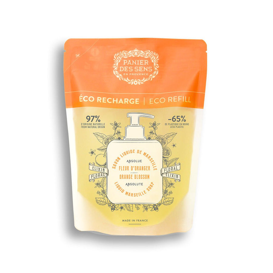 Recharge savon liquide de Marseille - Fleur d'Oranger 500ml - Panier des Sens