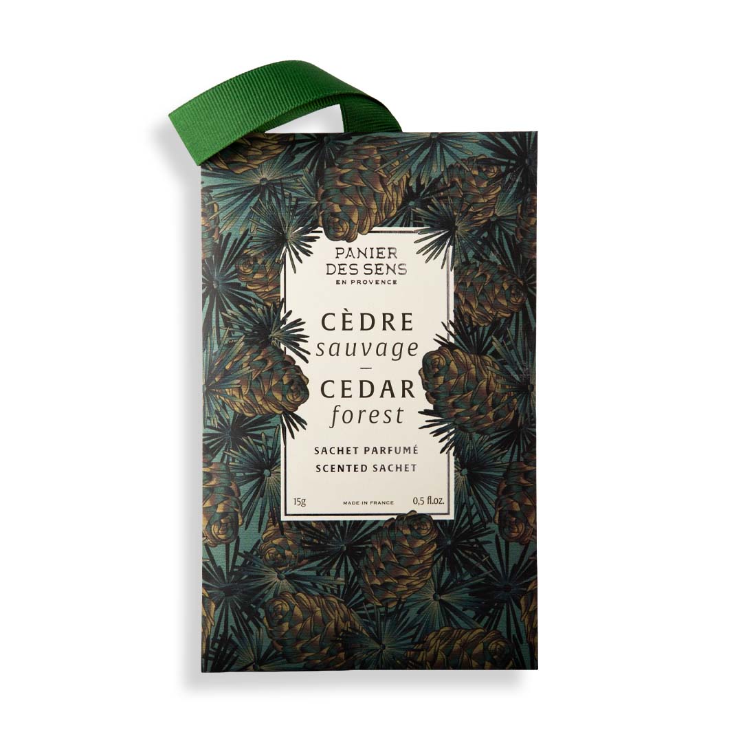 Sachet parfumé 15g Cèdre sauvage - Panier des Sens