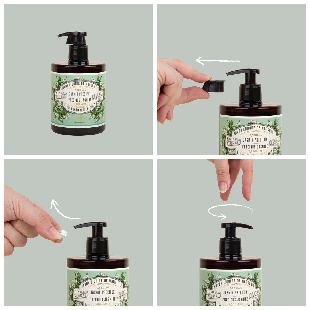 Savon de Marseille liquide | Géranium Rosat 500ml - Panier des Sens