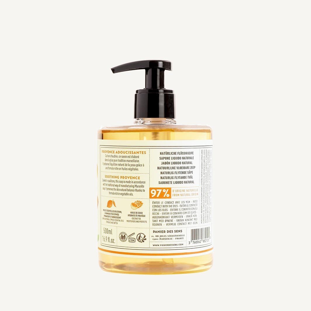 Savon de Marseille liquide | Provence Énergisante 500ml - Panier des Sens