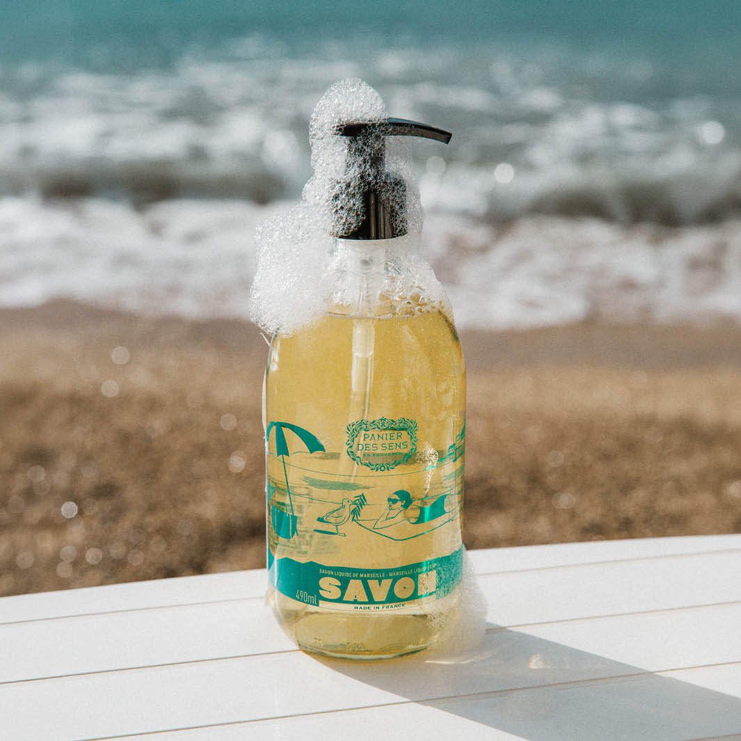 Savon liquide de Marseille Olive 490ml - Panier des Sens