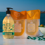 Savon liquide de Marseille Olive Édition limitée 25 ans + 2 recharges - Fleur d'Oranger, Provence - Panier des Sens