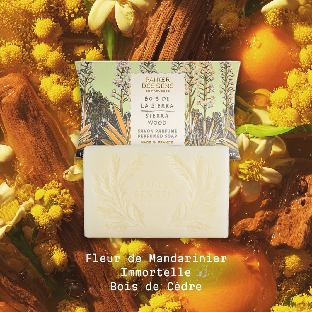 Savon parfumé Bois de la Sierra 150g - Panier des Sens