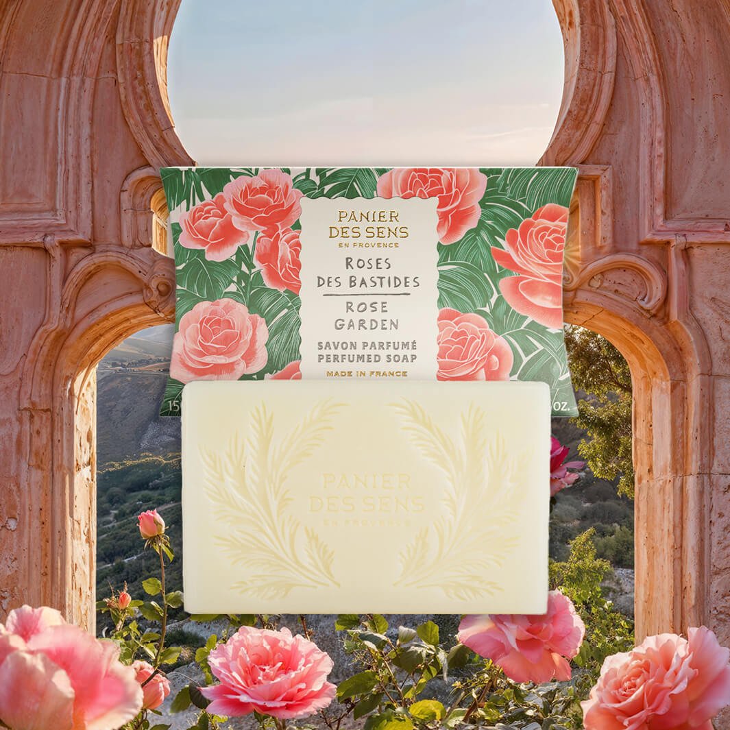 Savon parfumé Roses des Bastides - 150g - Panier des Sens