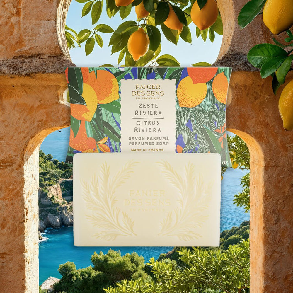 Savon parfumé Zeste Riviera - 150g - Panier des Sens