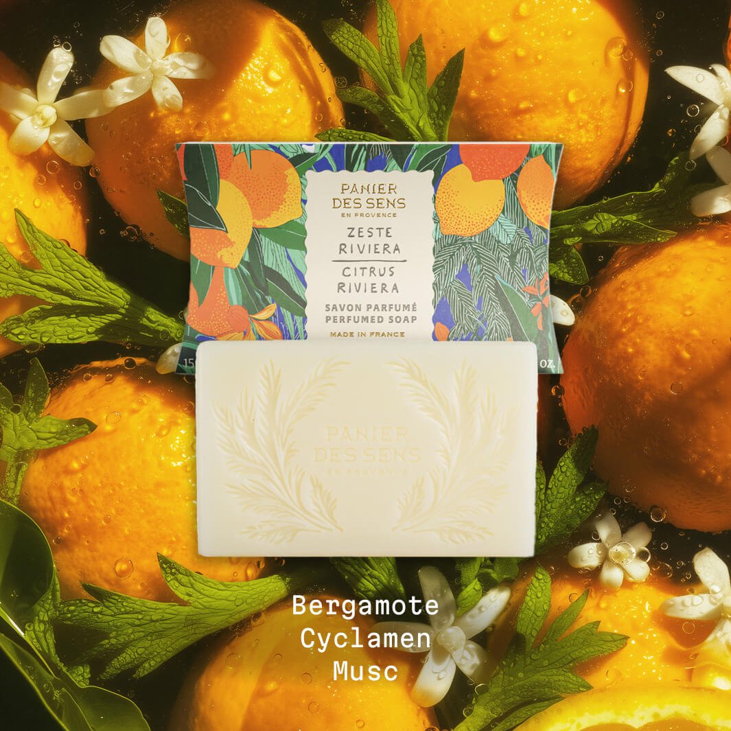 Savon parfumé Zeste Riviera - 150g - Panier des Sens