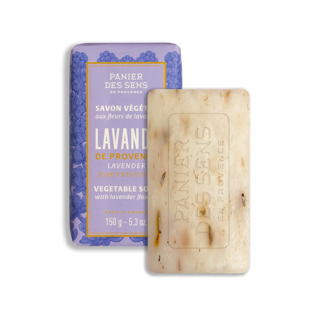 Savon solide exfoliant – Lavande 150g - Panier des Sens