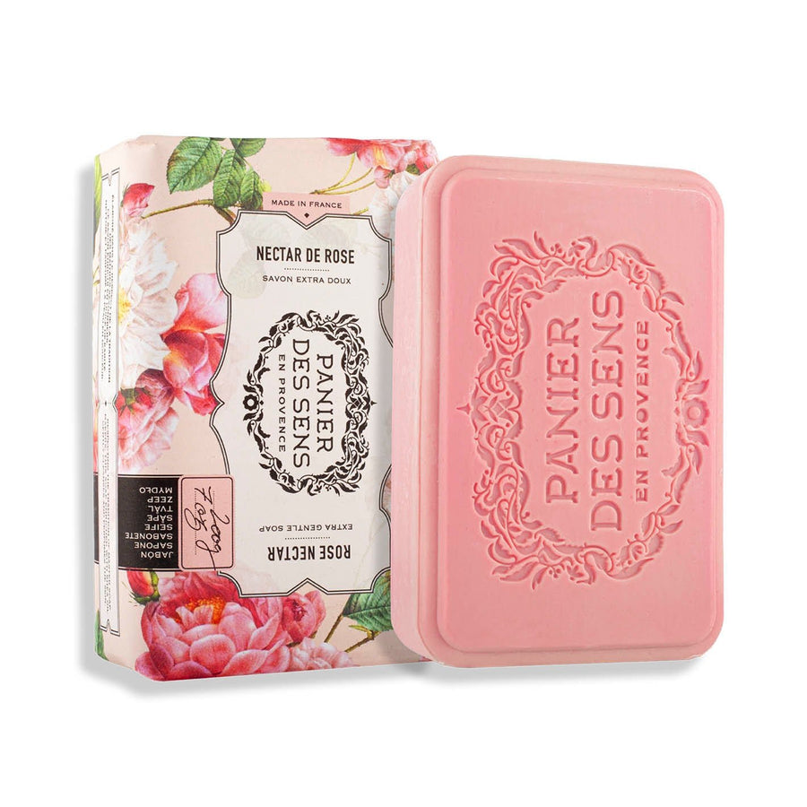 Savon solide parfumé extra - doux - Nectar de Rose 200g - Panier des Sens