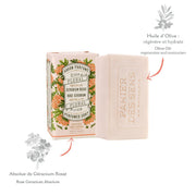 Savon solide parfumé - Géranium Rosat 150g - Panier des Sens