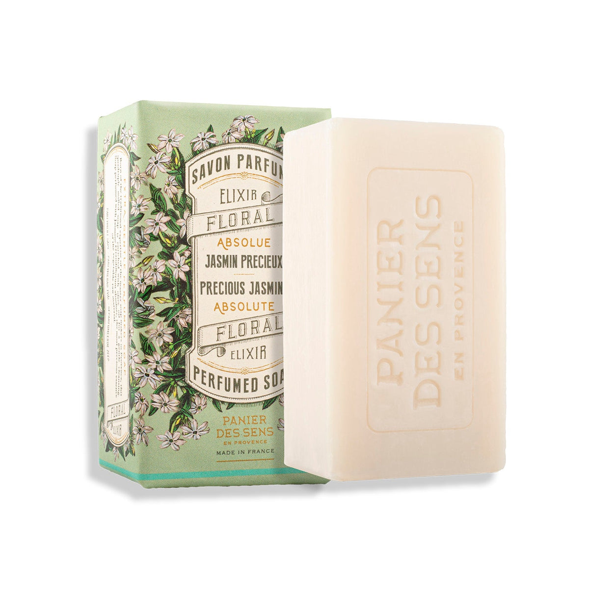 Savon solide parfumé - Jasmin Précieux 150g - Panier des Sens