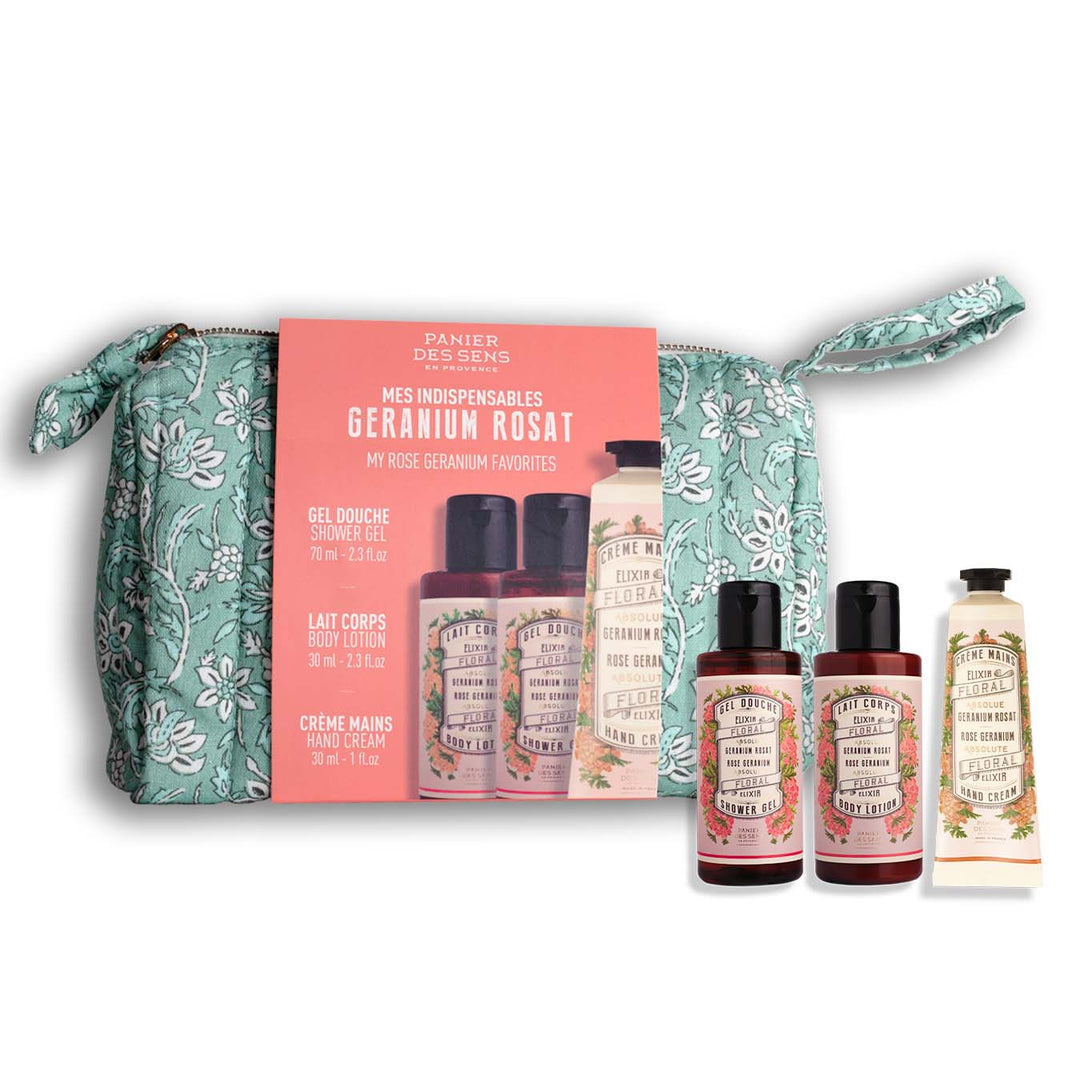 Trousse Weekend - Géranium Rosat - Panier des Sens