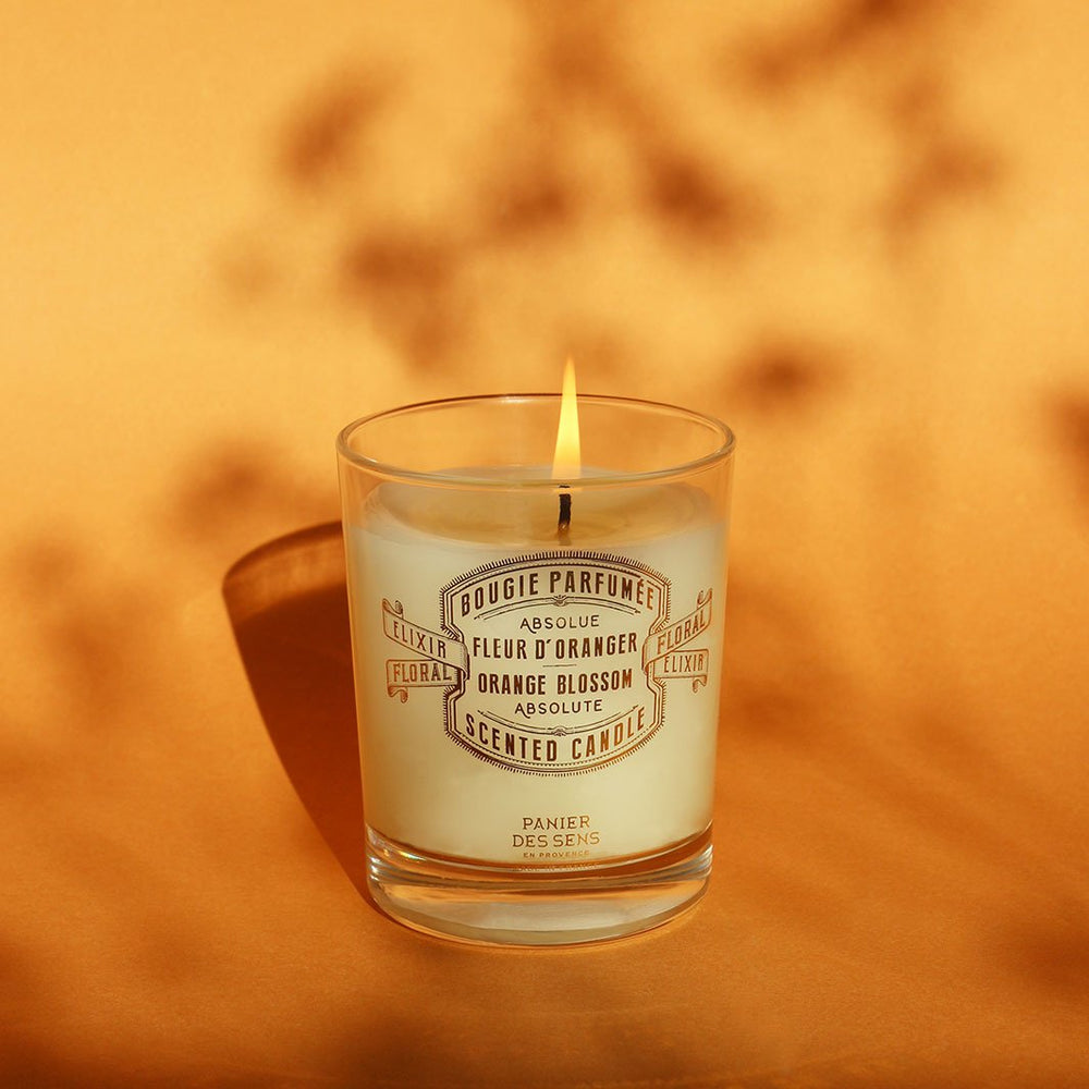 Bougie Parfumée - Parfum Fleur d'Oranger 180g - Panier des Sens