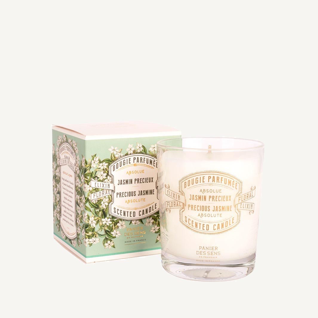 Bougie Parfumée - Parfum Jasmin Précieux 180g - Panier des Sens
