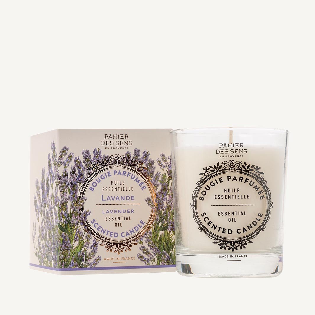 Bougie parfumée - Parfum Lavande Apaisante 180g - Panier des Sens