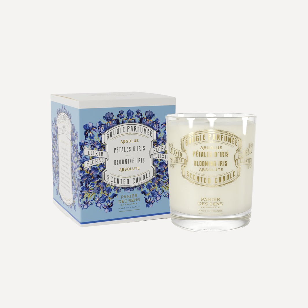 Bougie Parfumée - Parfum Pétales d'Iris 180g - Panier des Sens