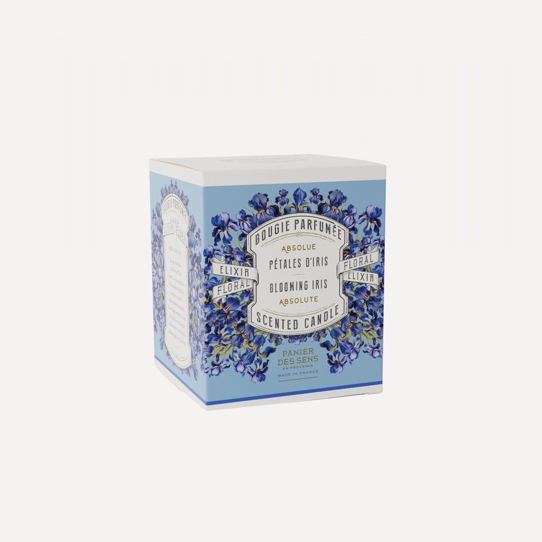 Bougie Parfumée - Parfum Pétales d'Iris 180g - Panier des Sens