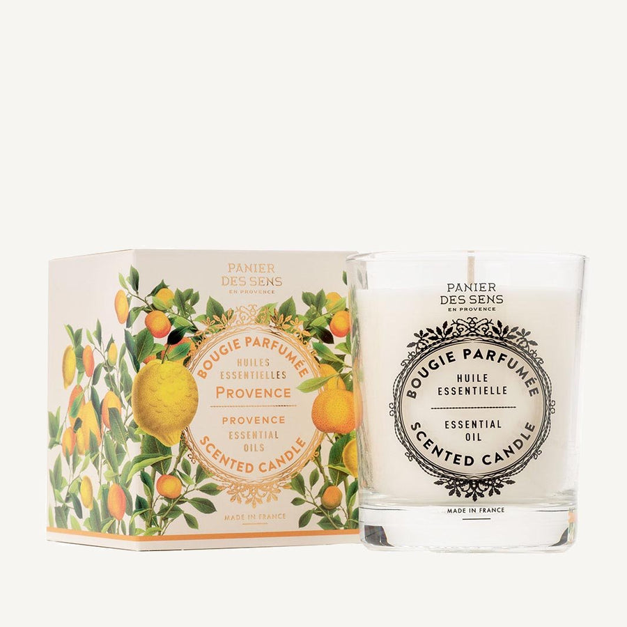 Bougie parfumée - Parfum Provence Énergisante 180g - Panier des Sens